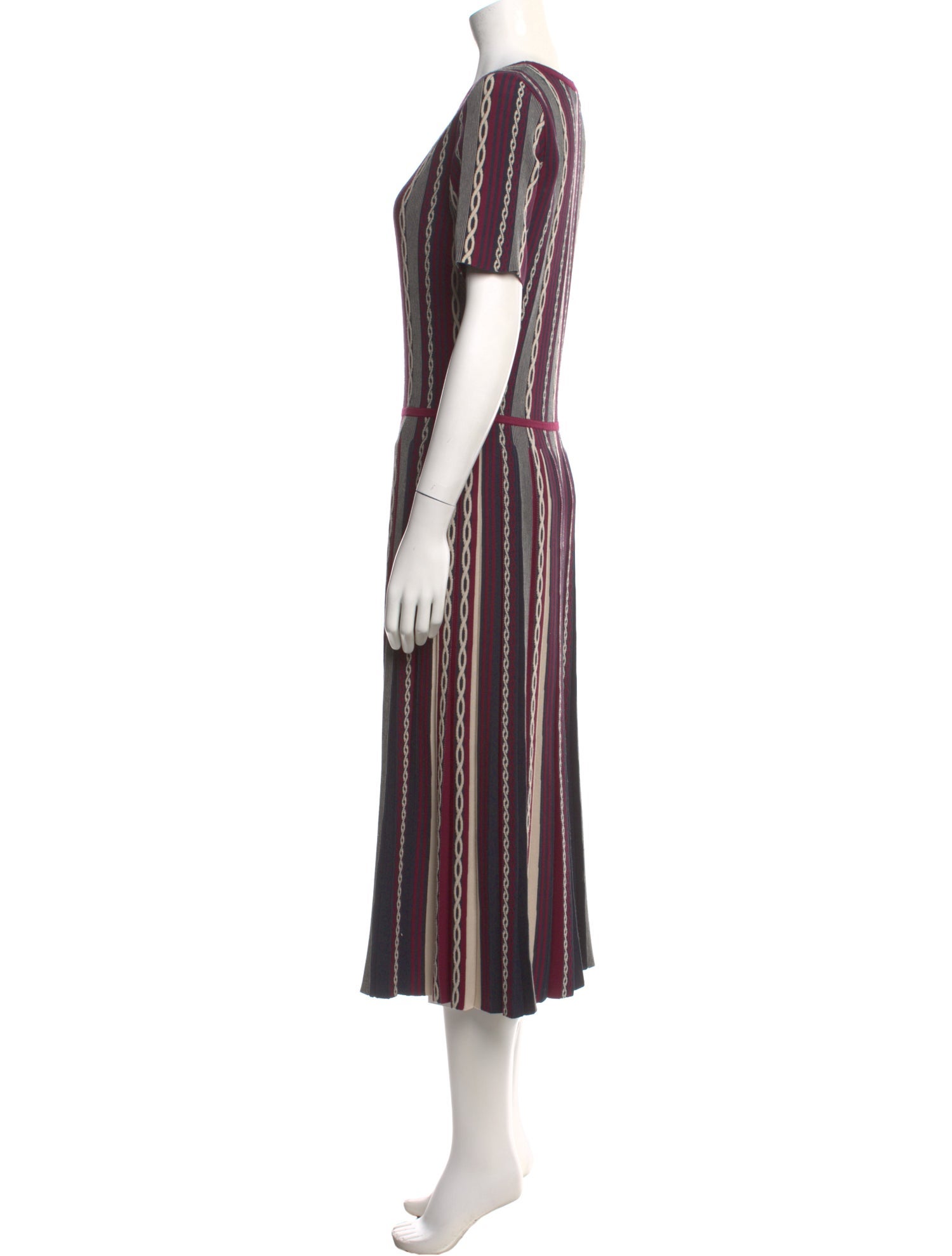 tory burch striped knit dress Striped Long Dress