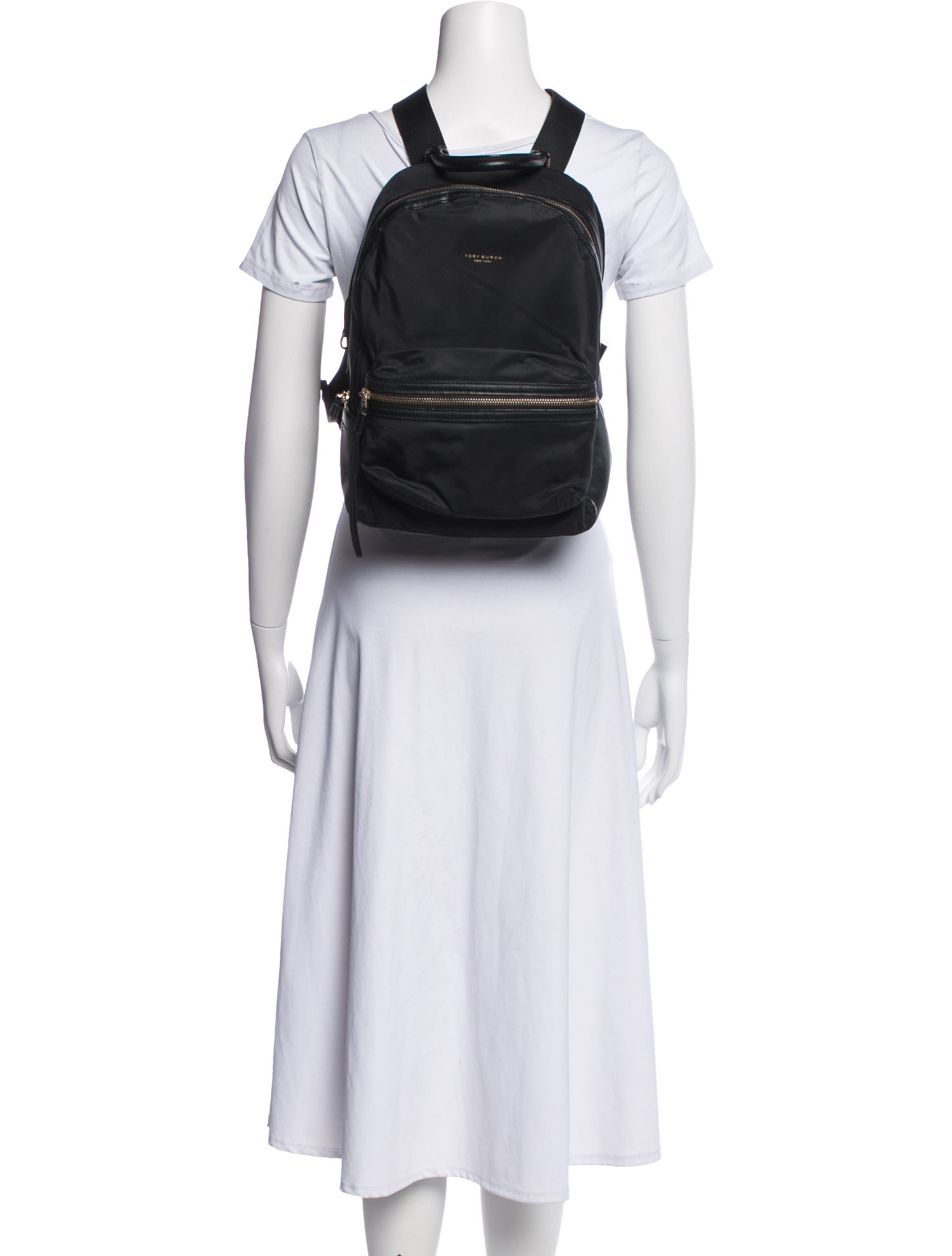 Tory Burch Nylon Backpack - Black Backpacks, Handbags - WTO825482