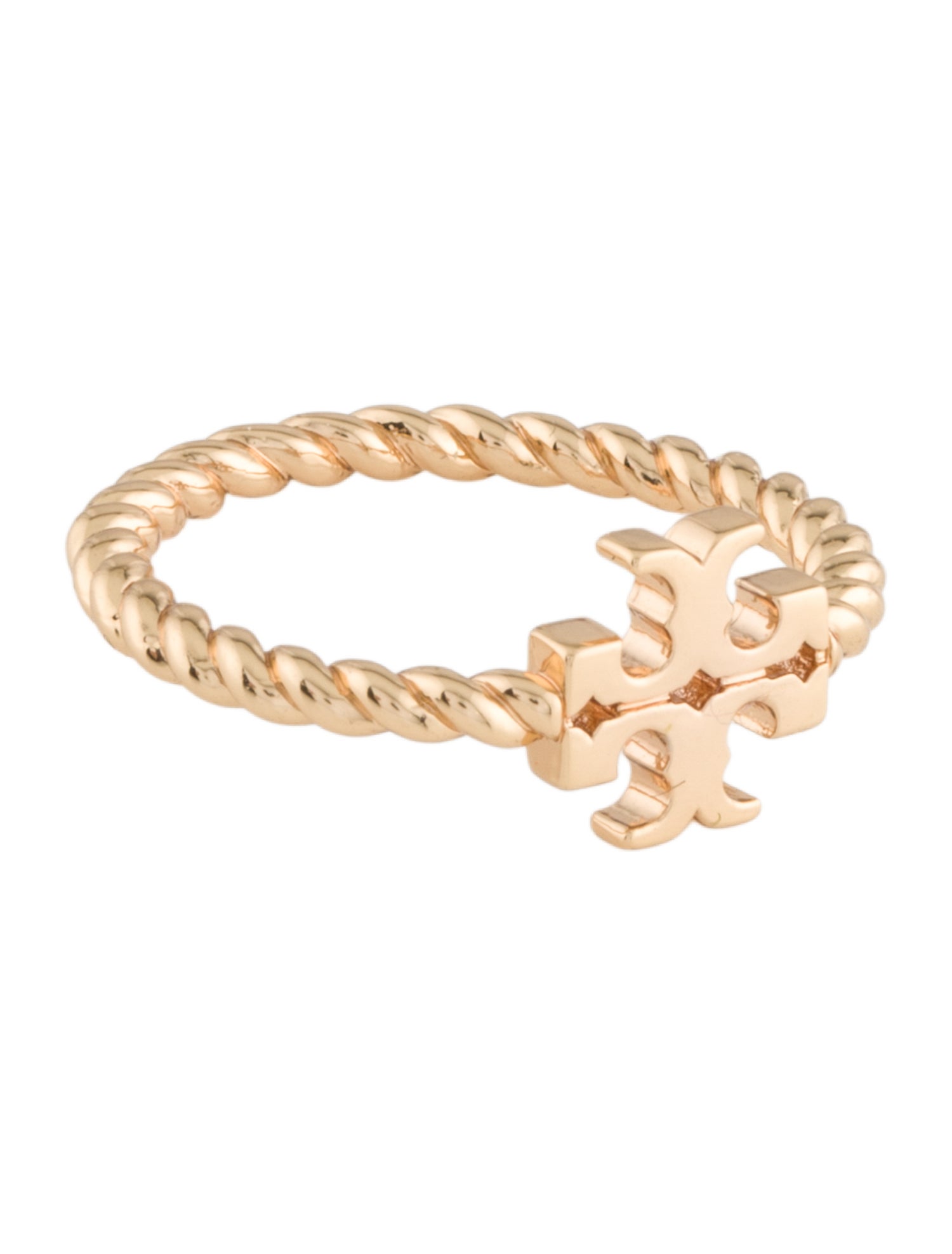 Tory Burch Textured Rope Ring