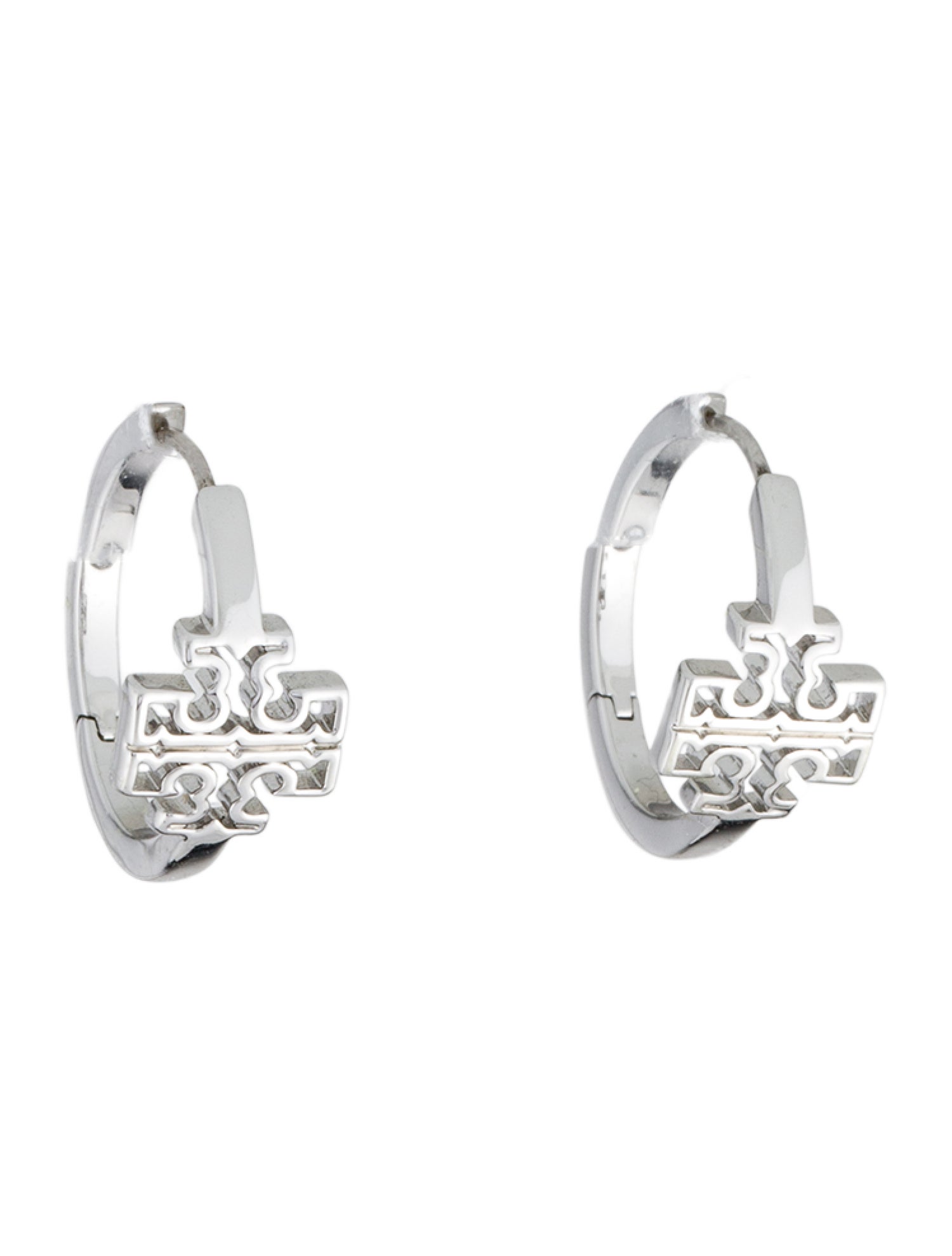 Tory Burch Britten Hoop Earrings