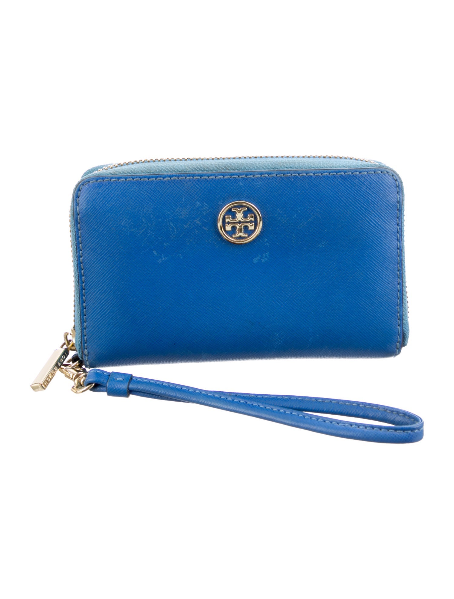 Tory Burch Leather Wristlet