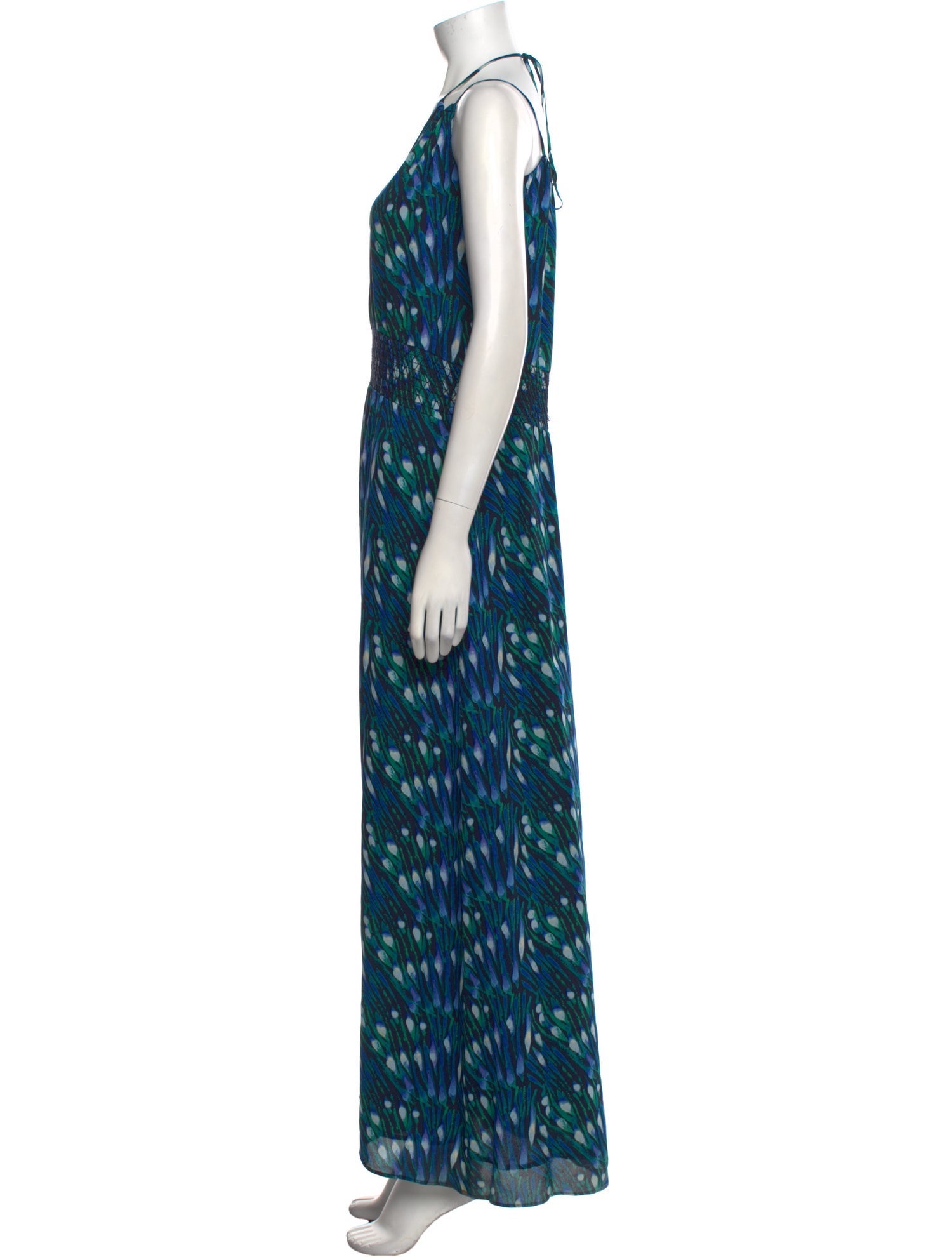 knee length dresses for ladies Tory Burch // Pleated Meredith Maxi Dress – VSP Consignment main image 1