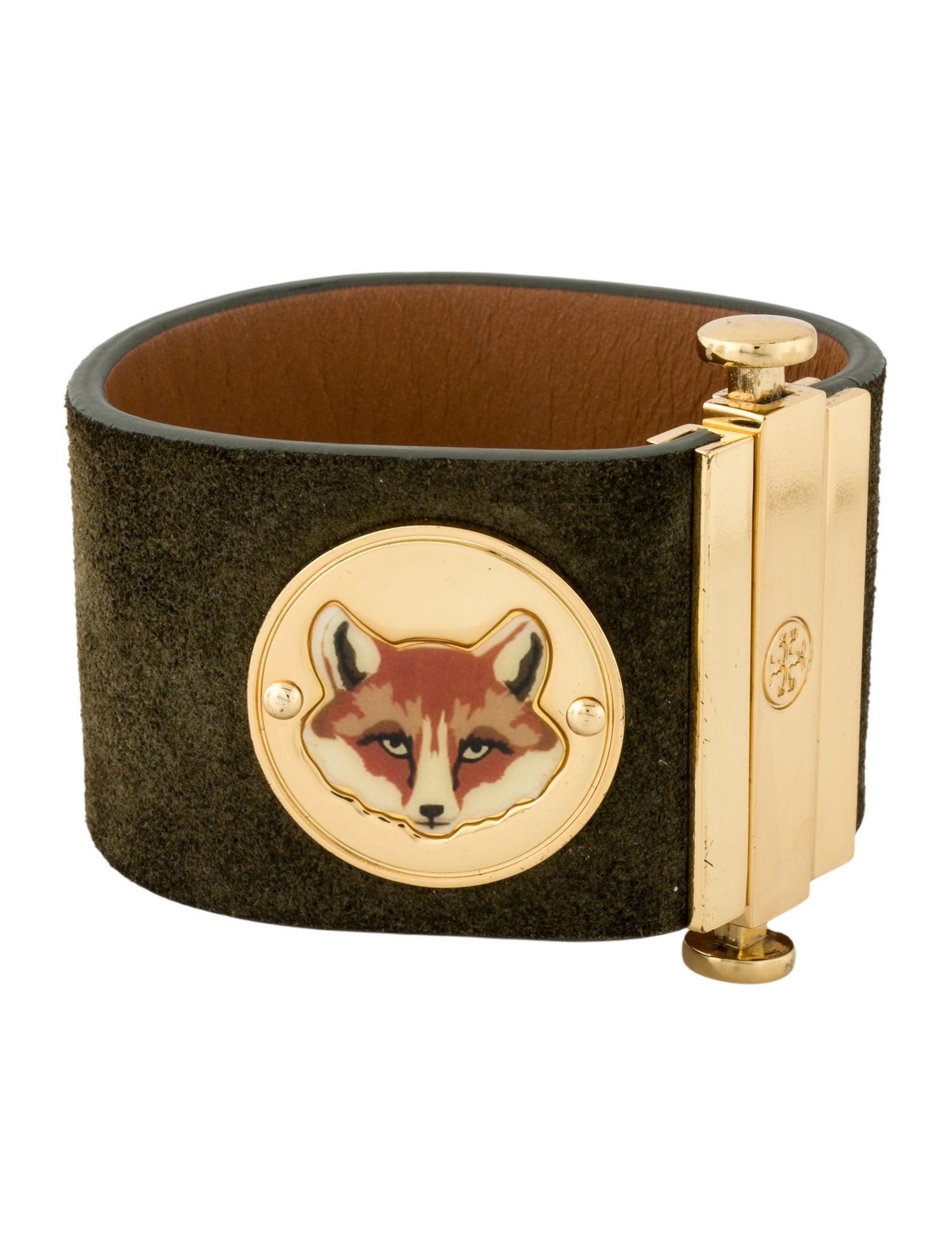 Tory Burch Fox Face Wrap Bracelet