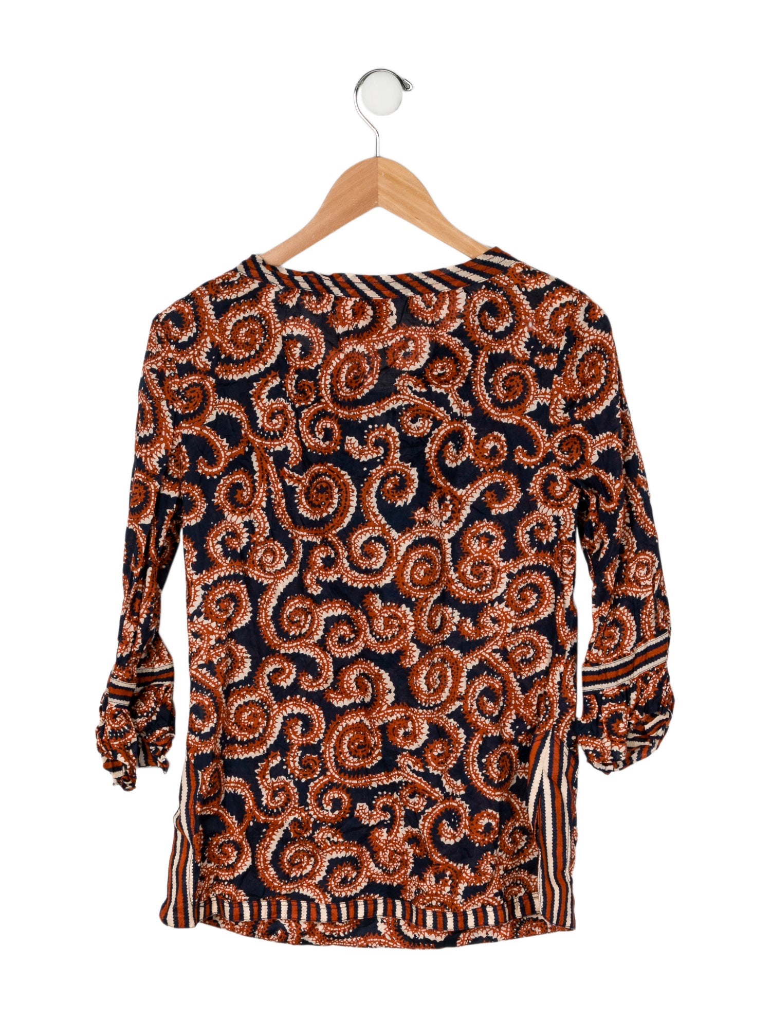 Tory Burch Printed Blouse Top