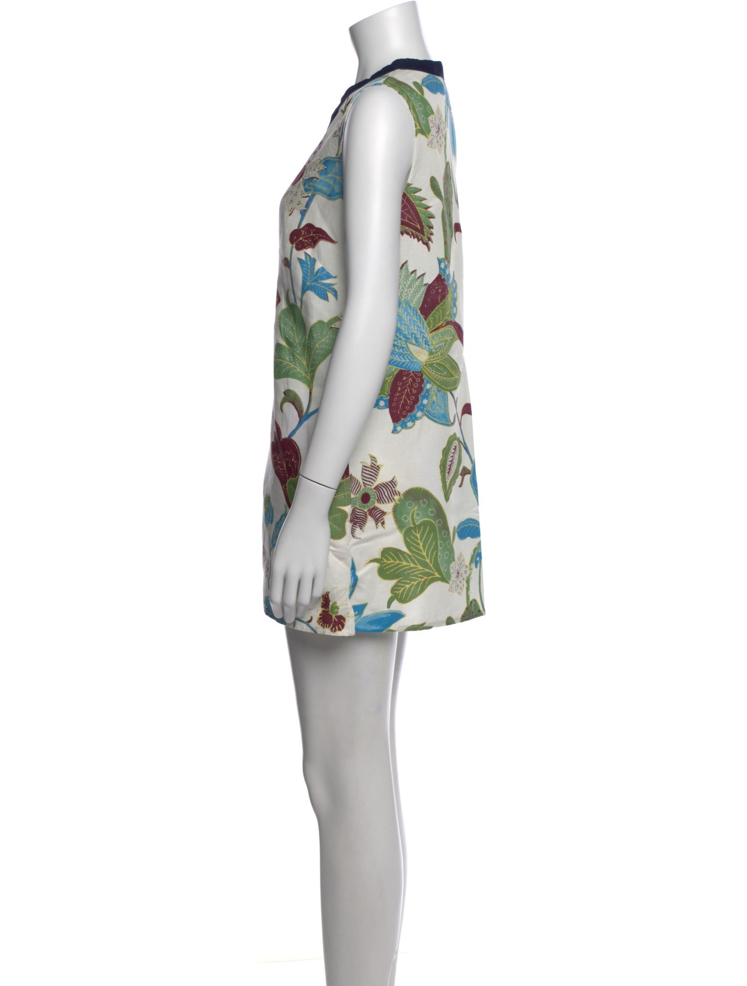 Tory Burch Floral Print Mini Dress