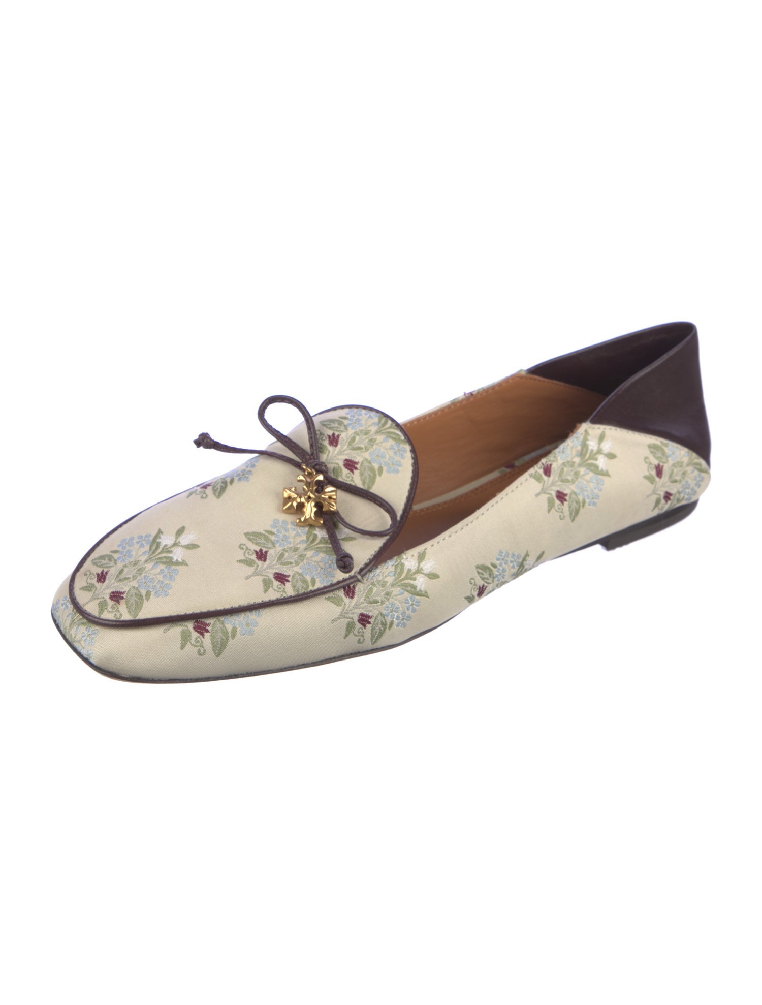 Tory Burch Floral Print Ballet Flats