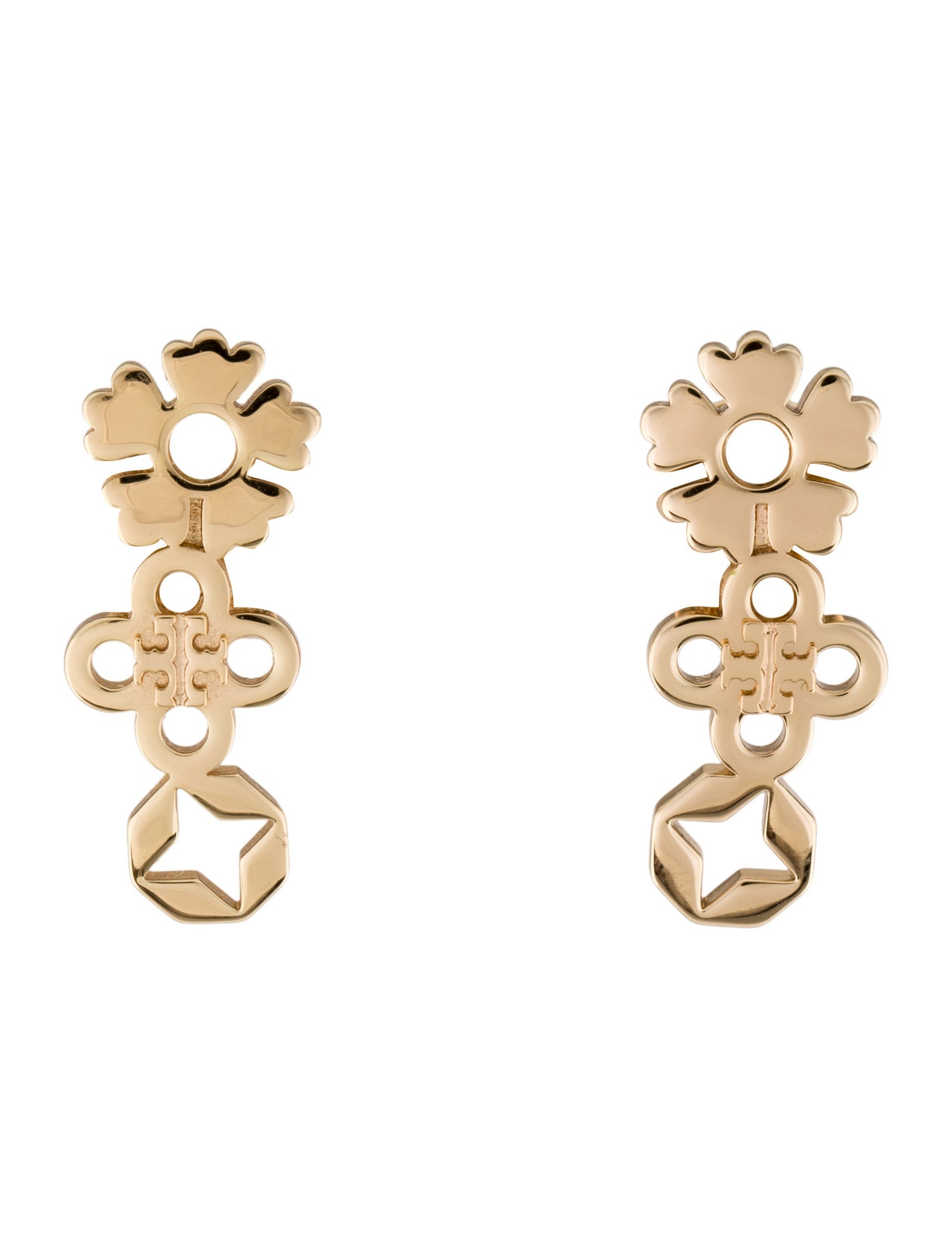 Tory Burch Cluster Drop Earrings