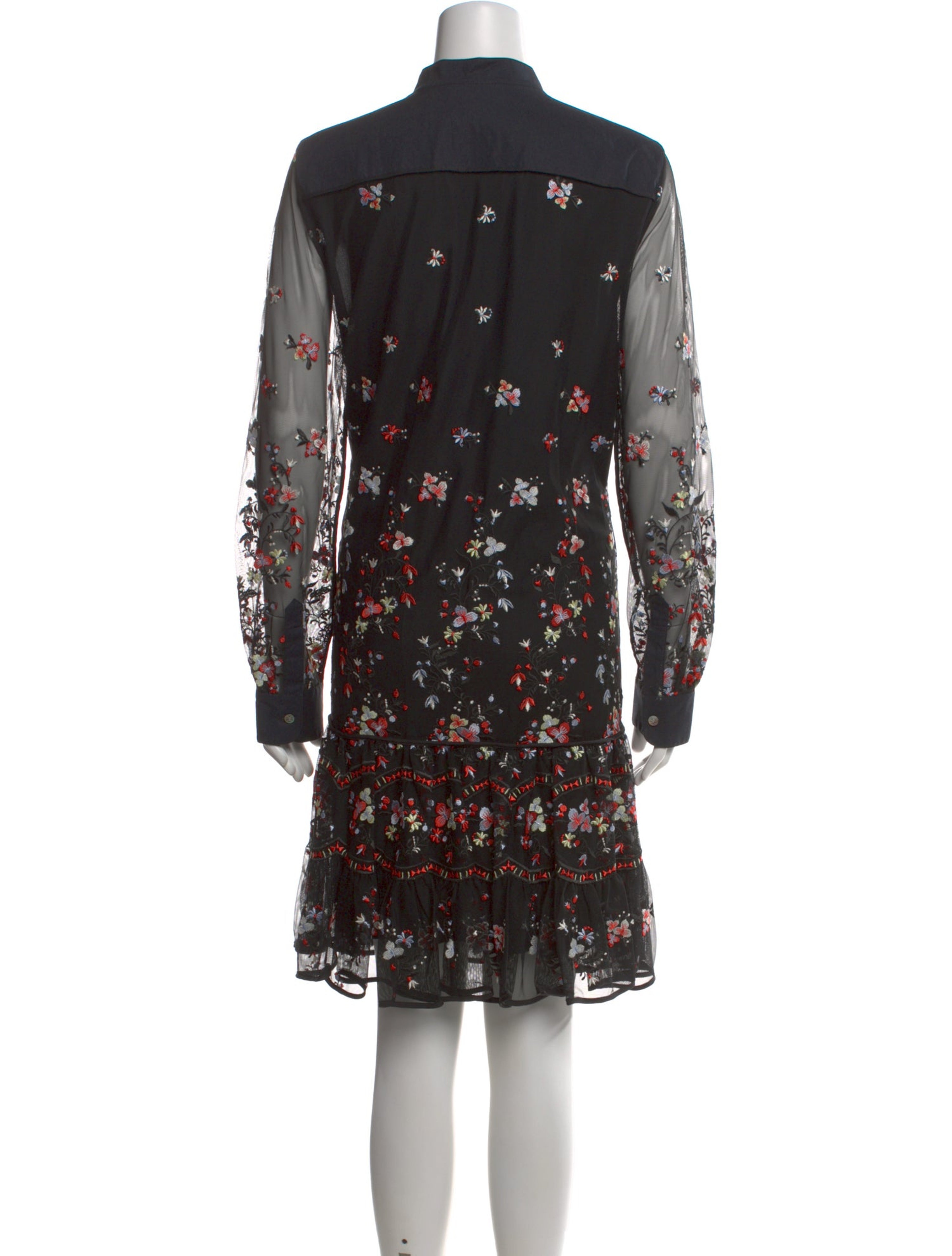 boho floral embroidered dress Floral Embroidery boho mini dress | Embroidered dress | Love that Boho main image 1