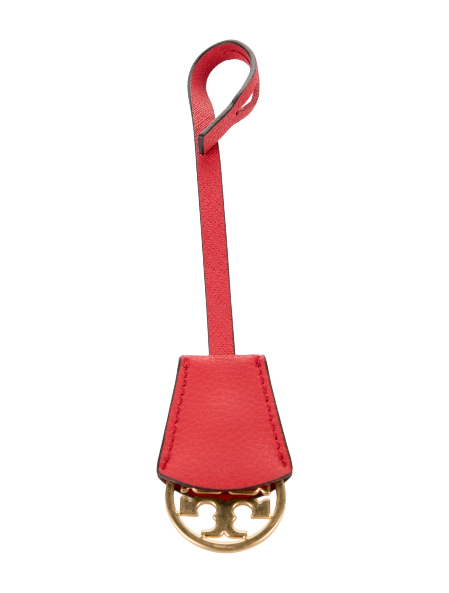 Tory Burch Gold Toned Leather Bag Charm