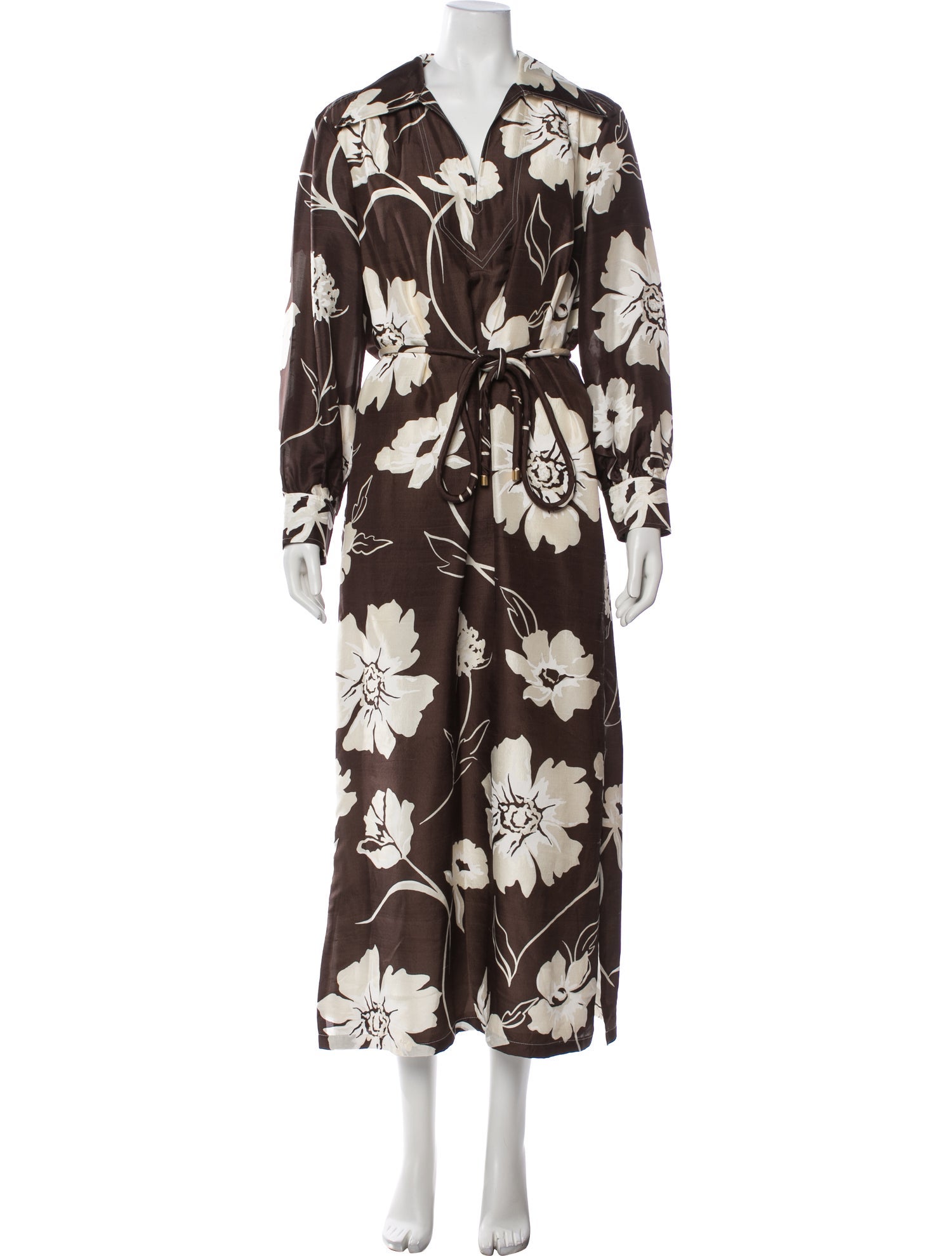 Tory Burch Floral Print Long Dress