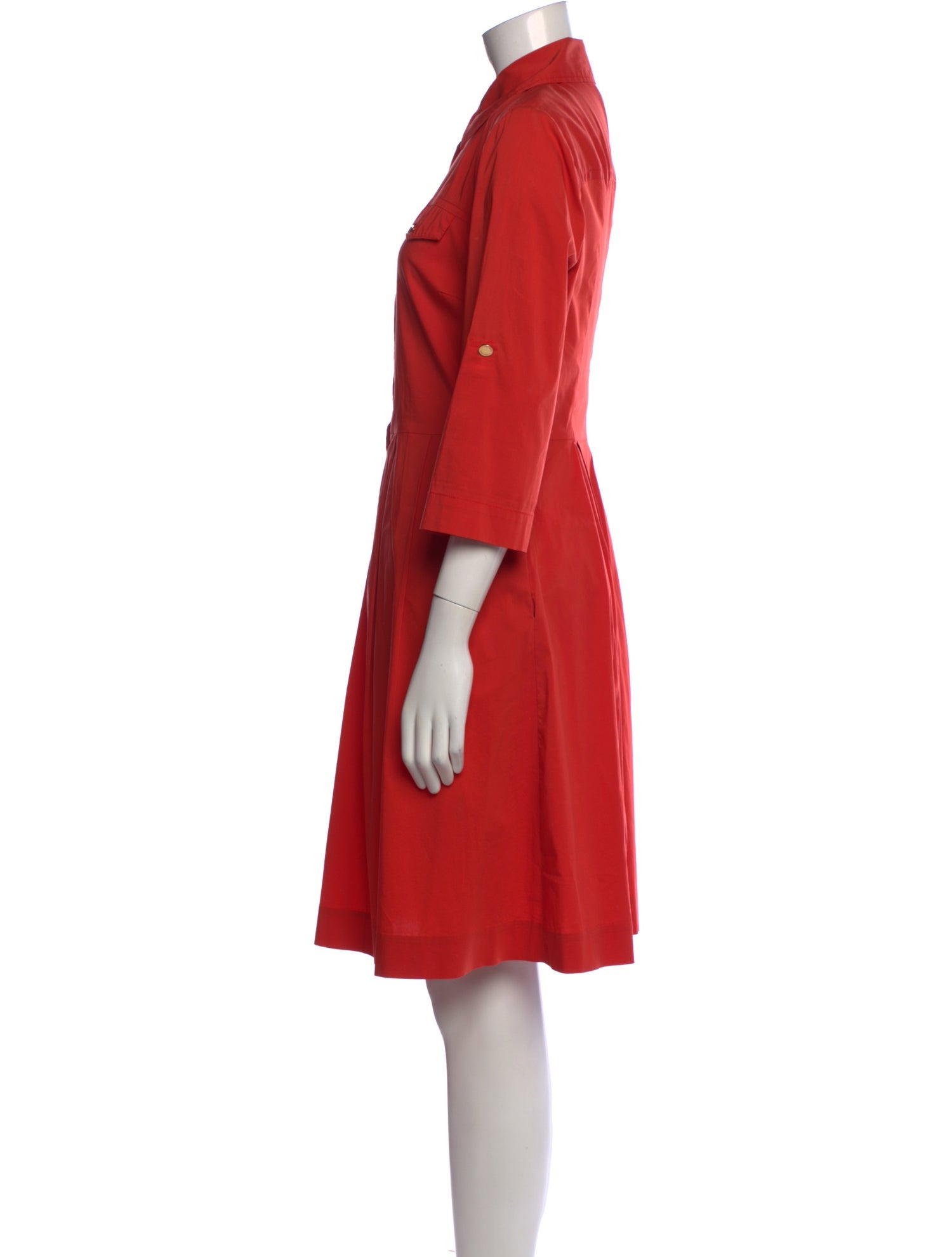 tory burch orange dress Floral Print Long Dress