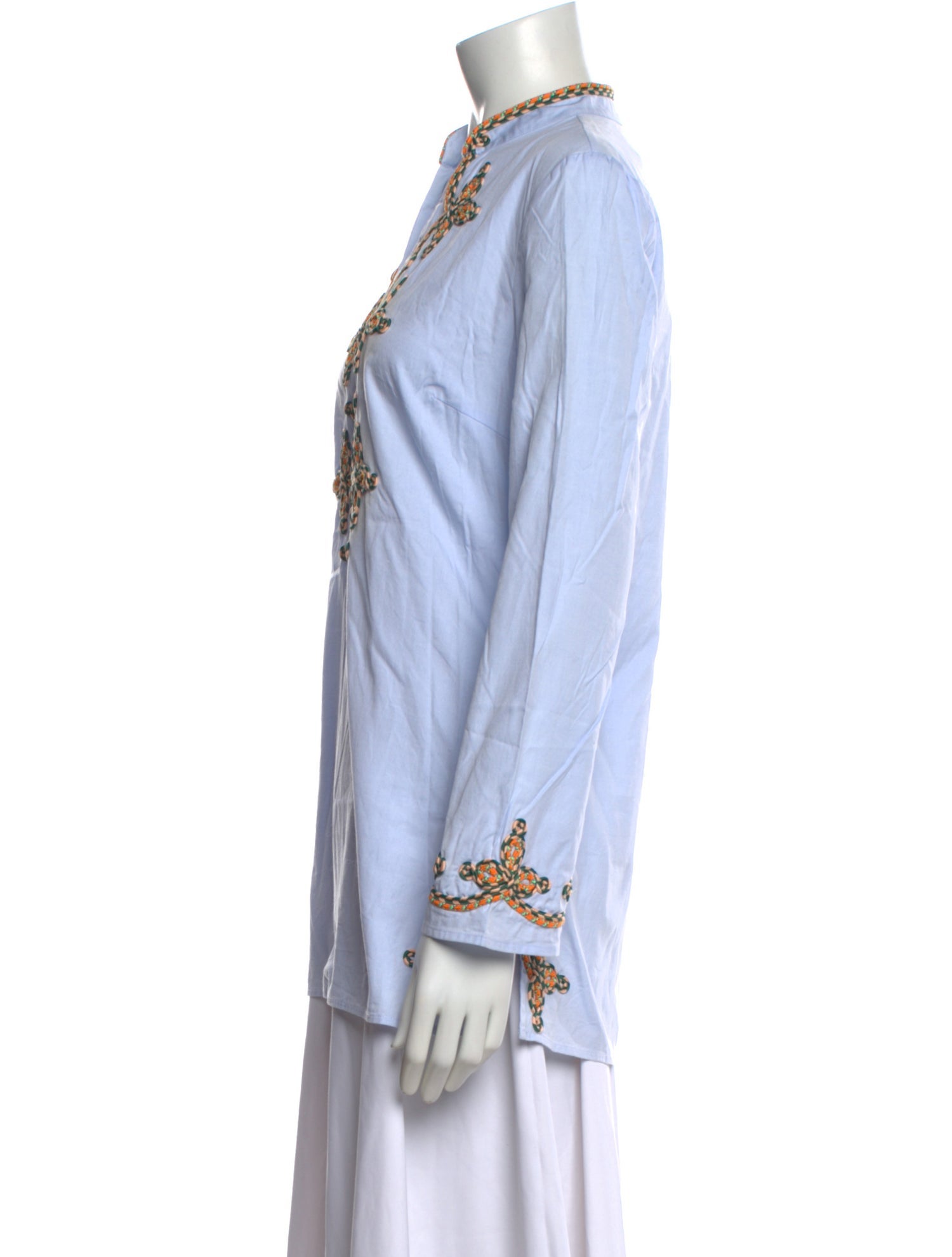 Tory Burch Patterned Long Sleeve Tunic