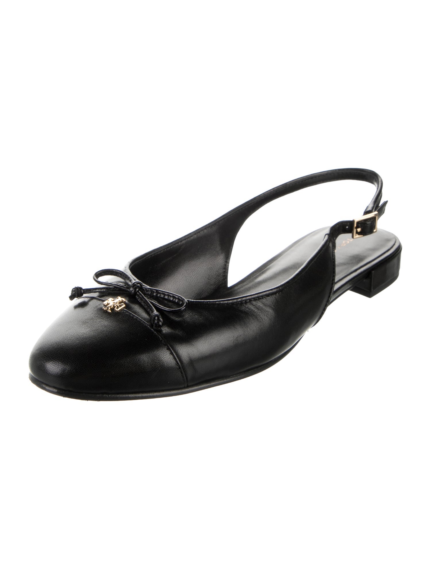 Tory Burch Leather Slingback Flats