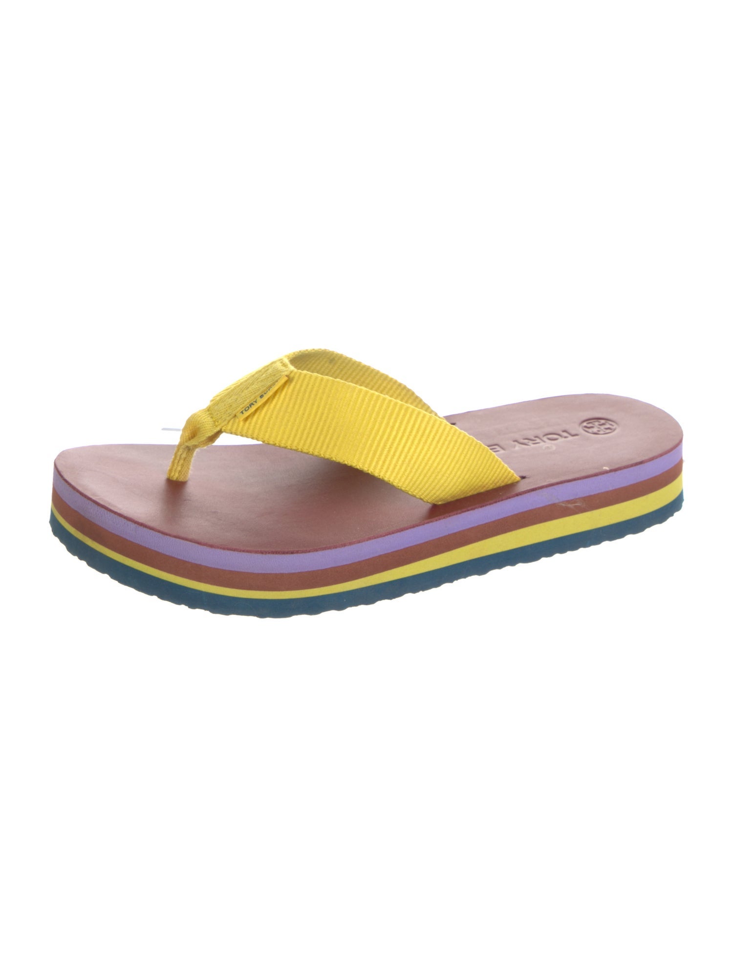Tory Burch Striped Slides