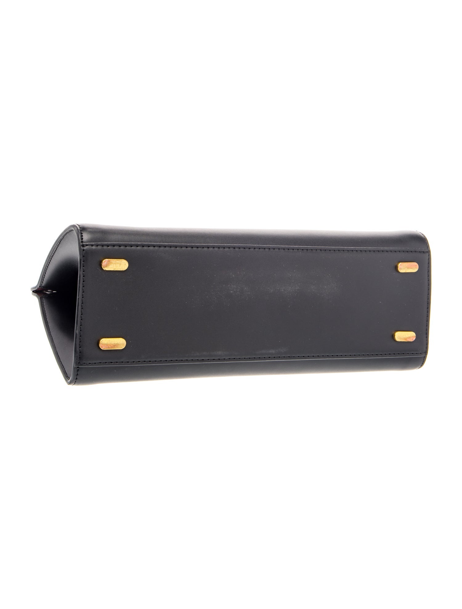 Tory Burch Leather Top Handle Bag - Black Handle Bags, Handbags