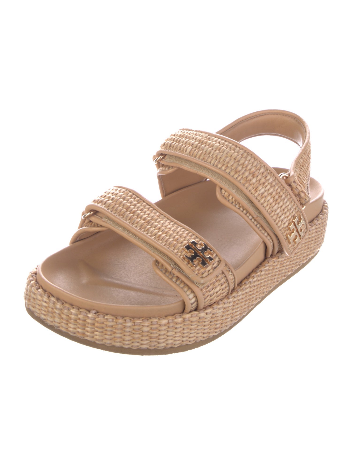 Tory Burch Straw Espadrilles