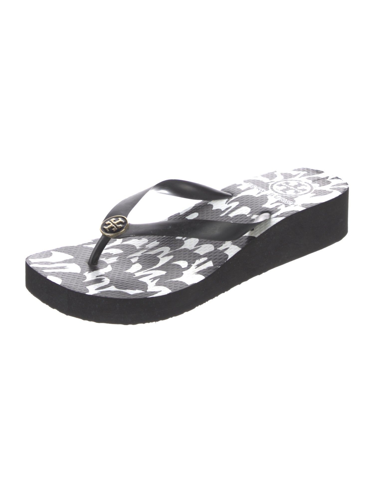 Tory Burch Rubber Printed Flip Flops