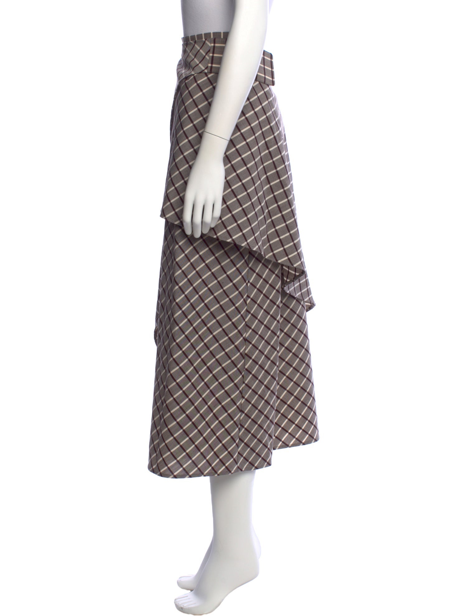 Junya Watanabe Parachute Midi Skirt - Black Skirts, Clothing