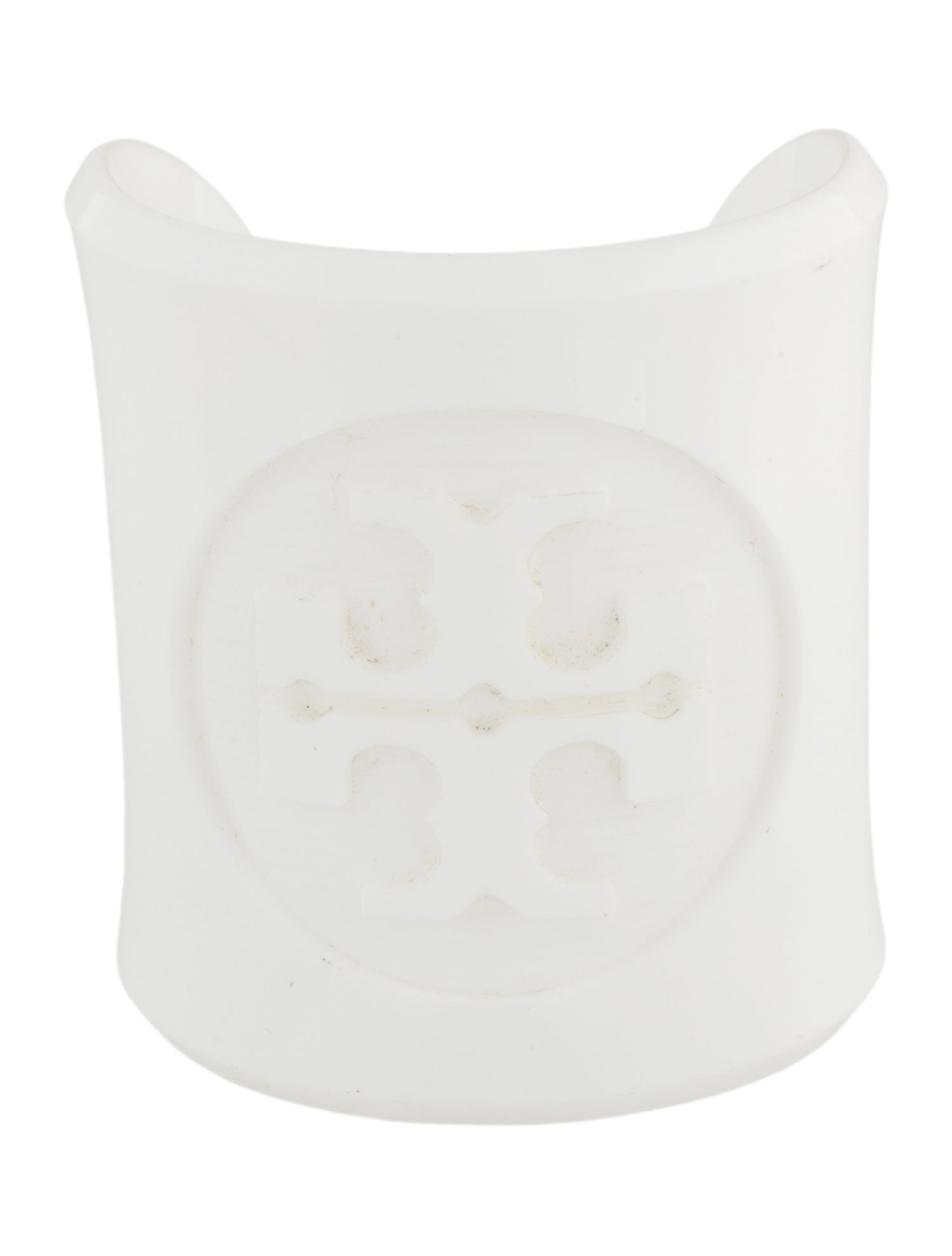Tory Burch Resin Logo Cuff Bracelet