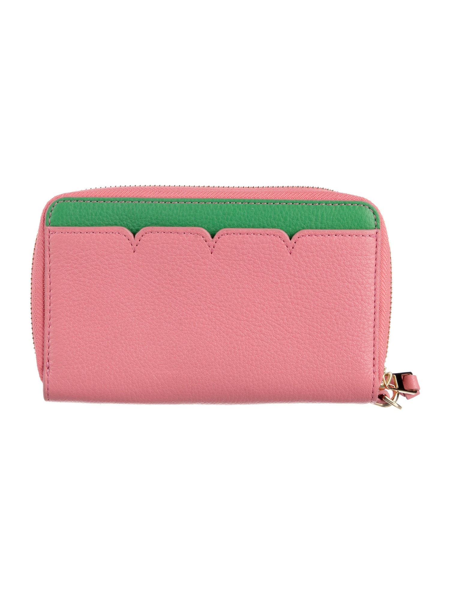 Tory Burch Leather Colorblock Pattern Wallet