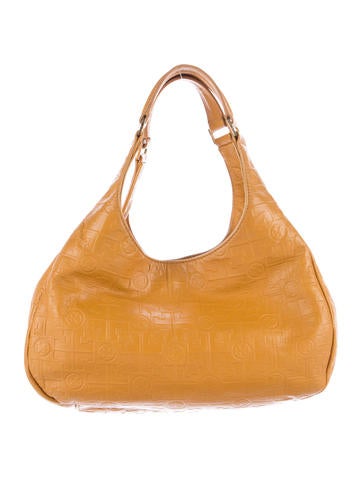 Tory Burch Embossed Leather Shoulder Bag