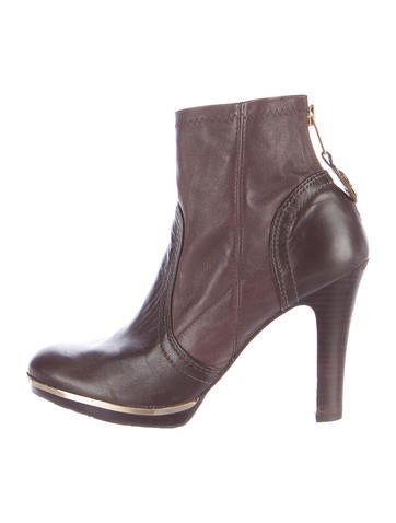 Tory Burch Leather Ankle Boots
