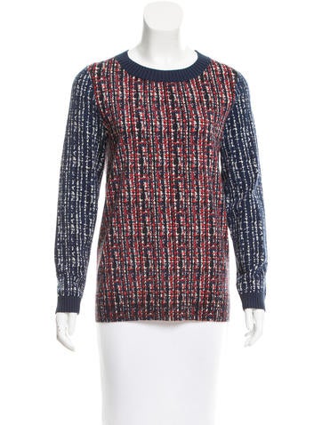 Tory Burch Wool Abstract Sweater