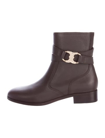 Tory Burch Gemini Link Leather Ankle Boots w/ Tags