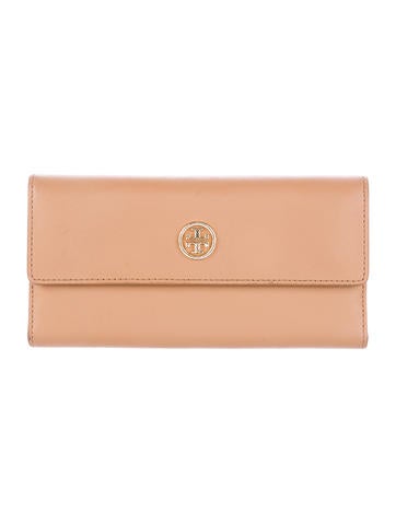 Tory Burch Leather Flap Wallet