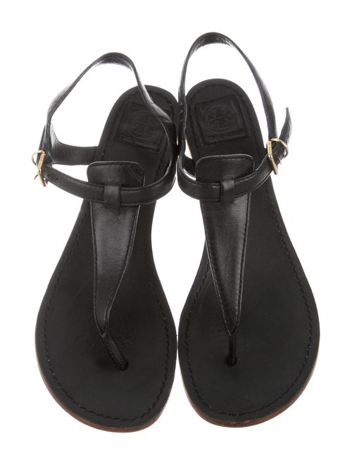 Tory Burch T-Strap Leather Sandals
