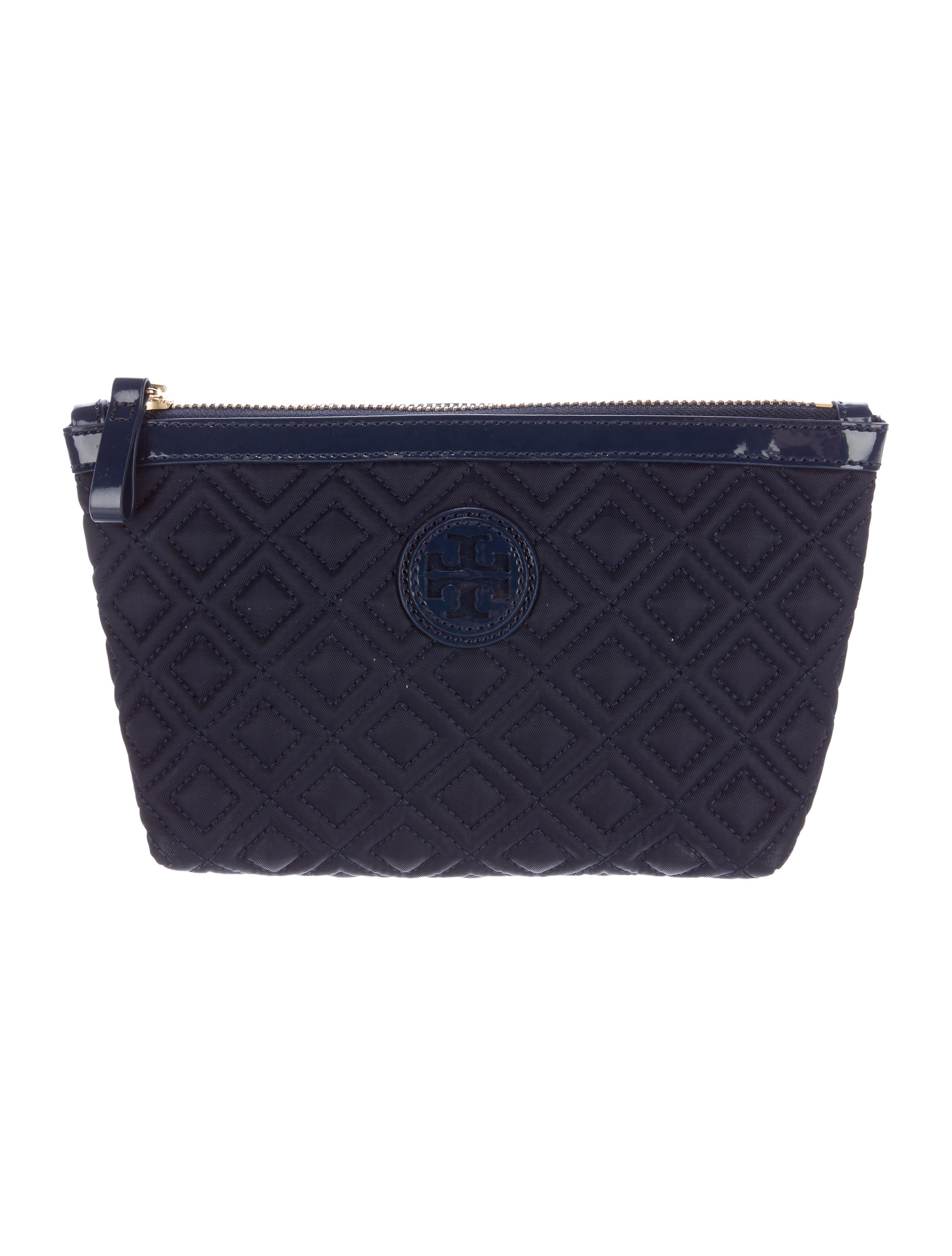 Tory Burch LeatherTrimmed Nylon Cosmetic Bag Accessories WTO88420