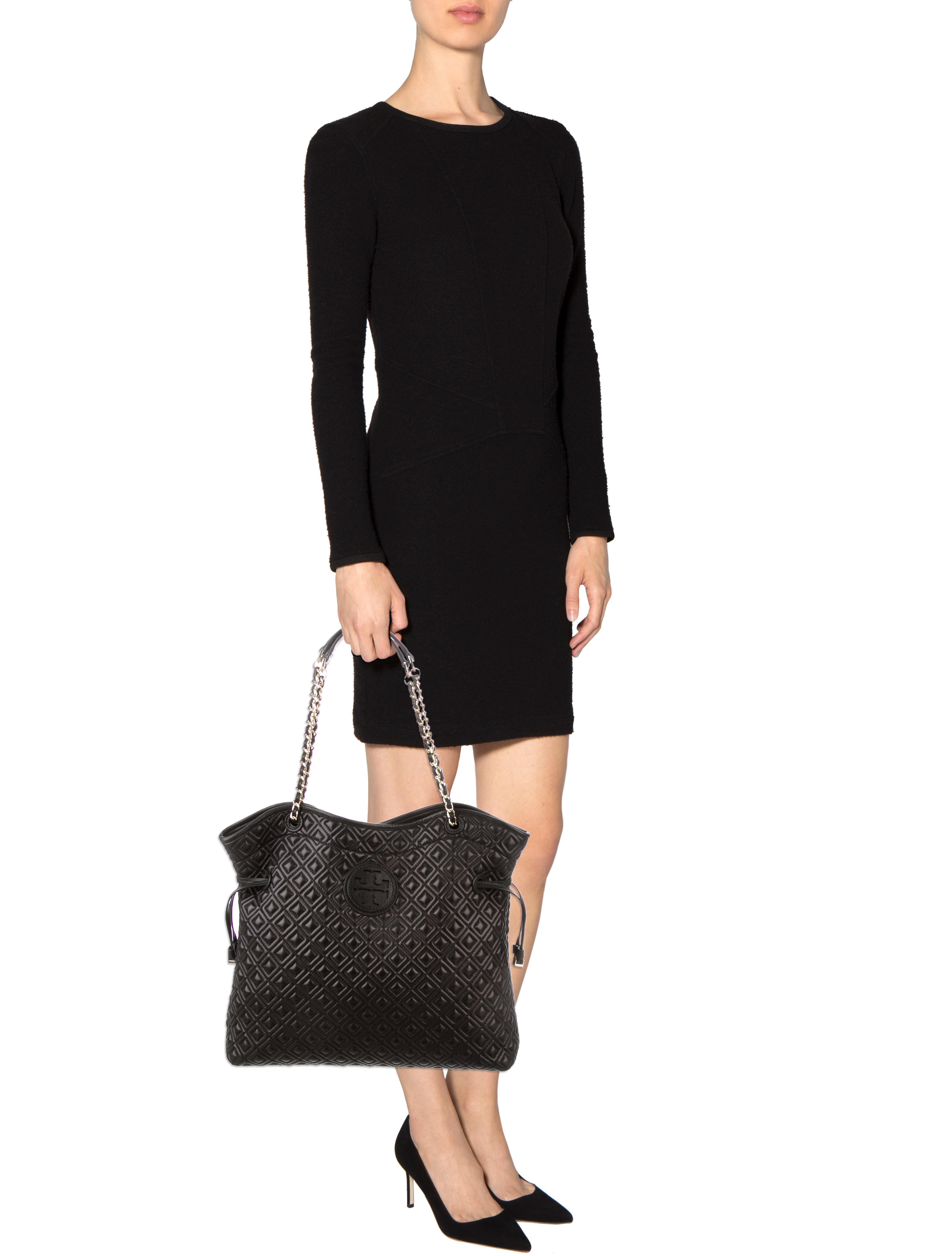 Tory Burch Large Quilted Marion Tote