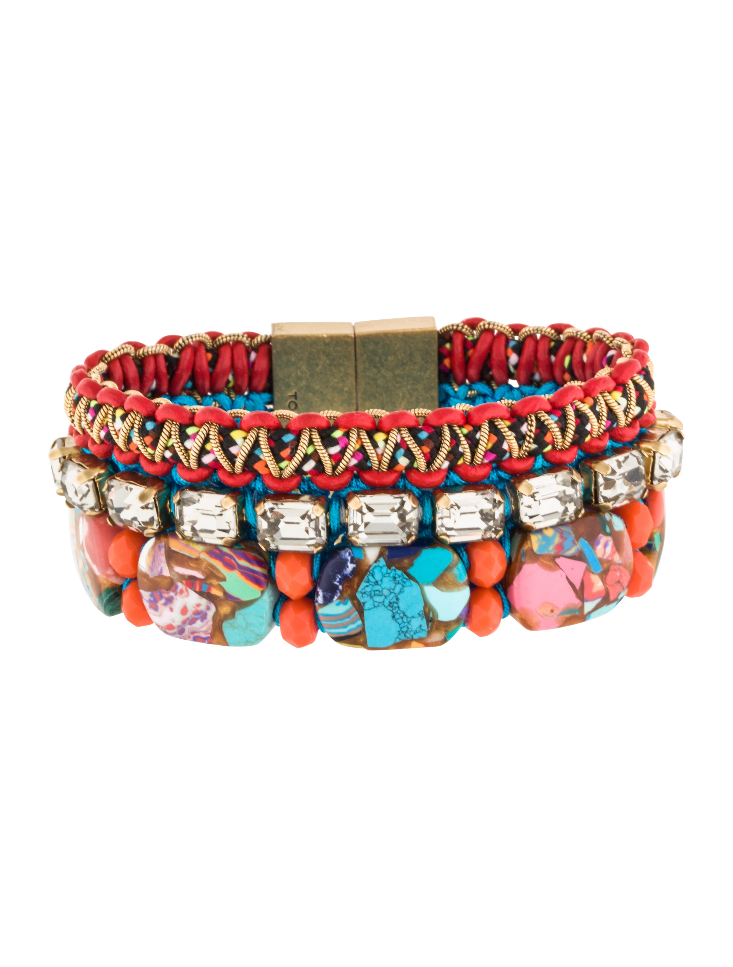 Tory Burch Woven Bead Bracelet Bracelets WTO92214 The RealReal