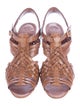 Tory Burch Leather Woven Sandals