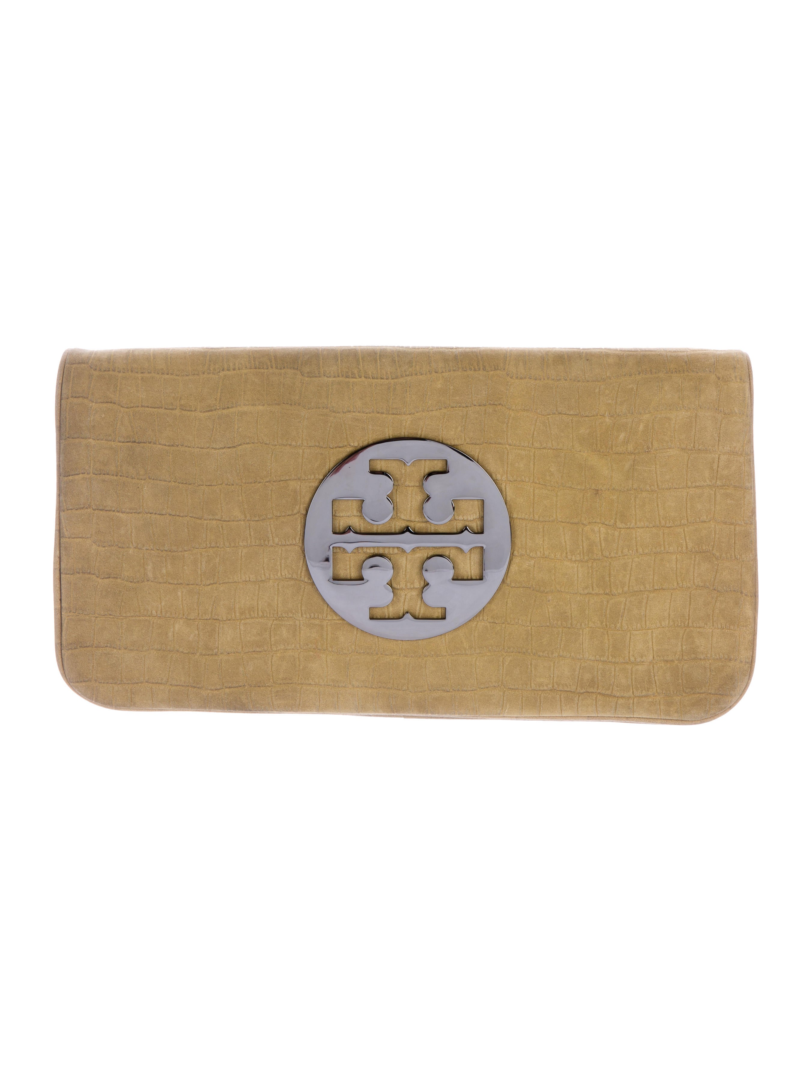 Tory Burch Embossed Reva Clutch Handbags WTO98506 The RealReal