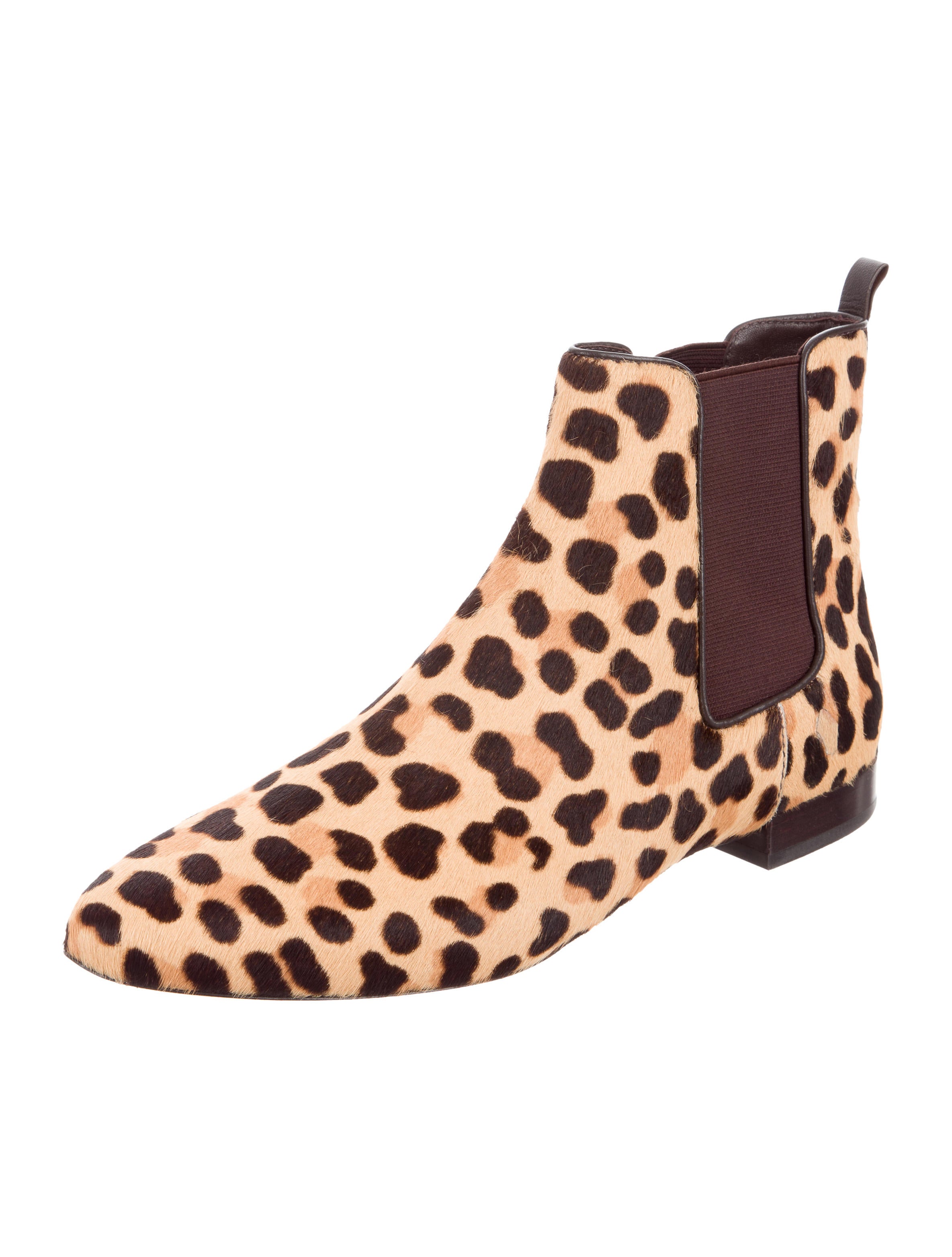 tory burch leopard ankle boots