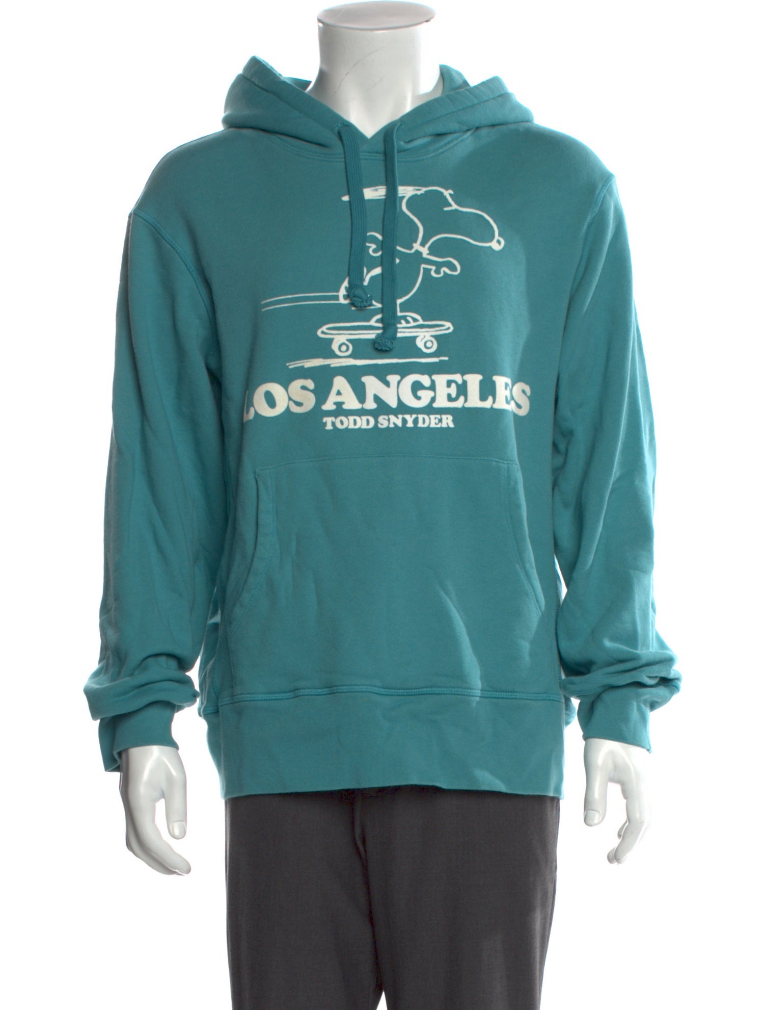 Todd Snyder x Peanuts Graphic Print Crew Neck Hoodie