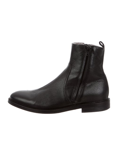 To Boot Leather Ankle Boots black