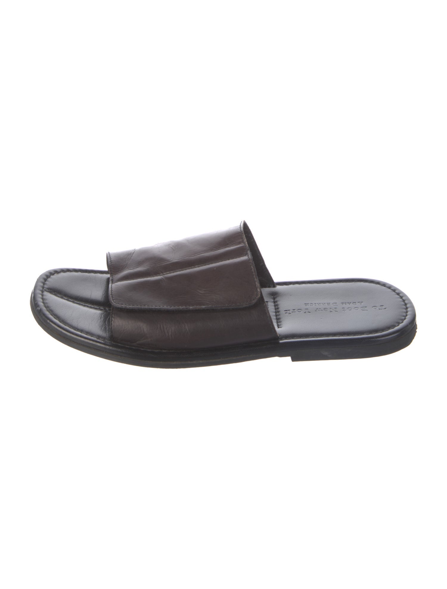 To Boot New York Leather Slides