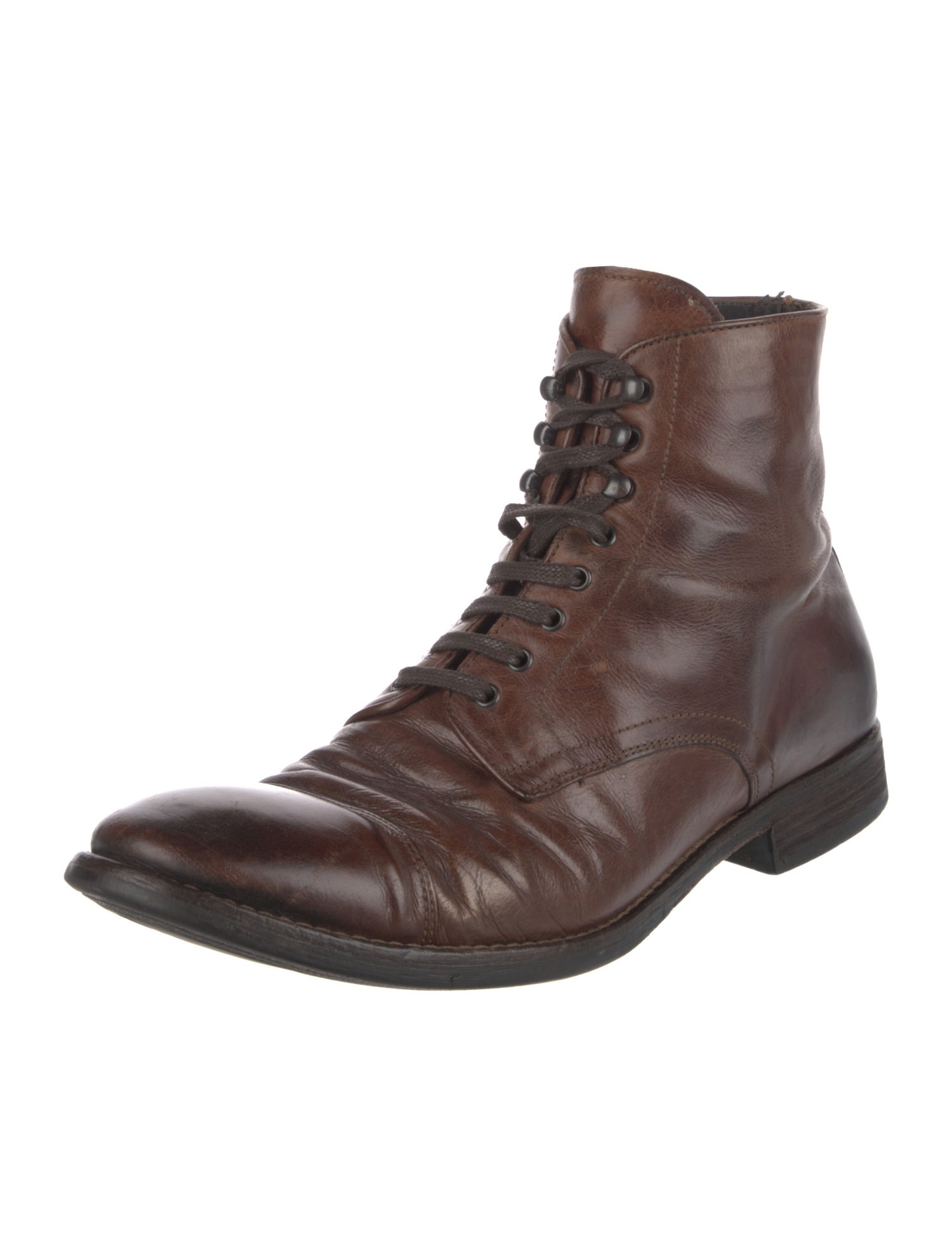 To Boot New York Leather Lace-Up Boots