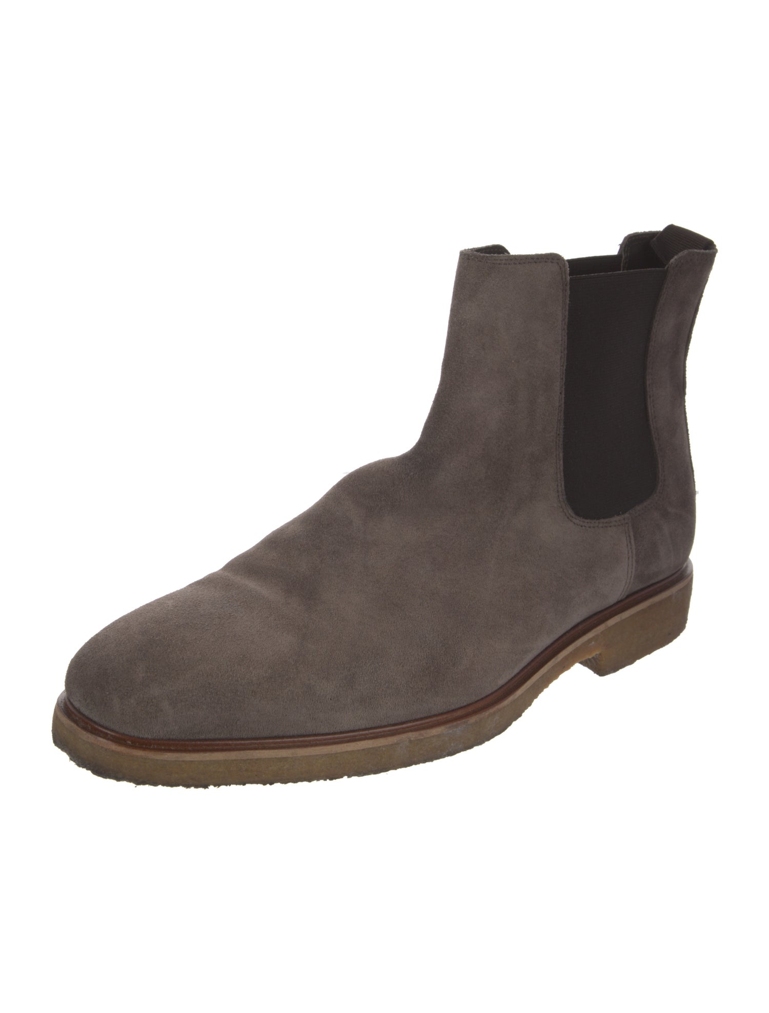 To Boot New York Suede Colorblock Pattern Chelsea Boots
