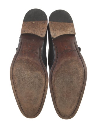 To Boot New York Leather Monk Straps