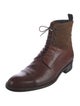 To Boot New York Leather Lace-Up Boots