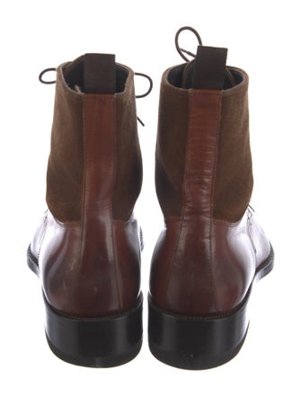 To Boot New York Leather Lace-Up Boots