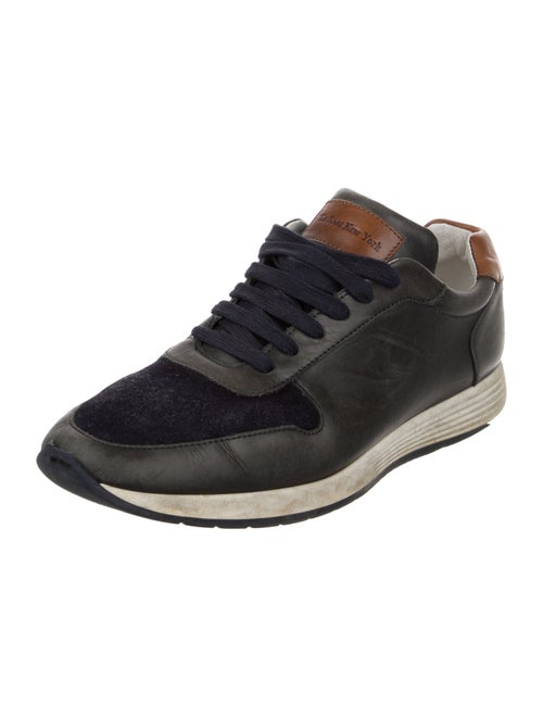 To Boot New York Leather Printed Sneakers