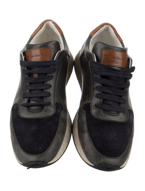 To Boot New York Leather Printed Sneakers