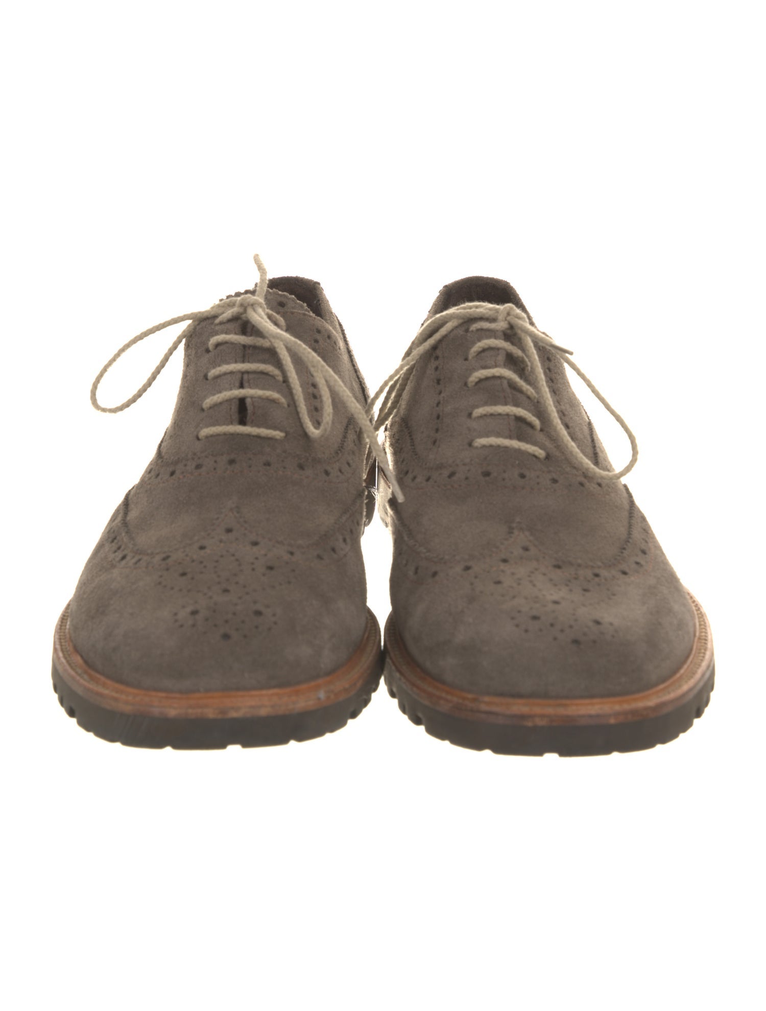 To Boot New York Suede Eyelet Trim Brogues