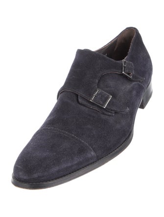To Boot New York Suede Monk Straps