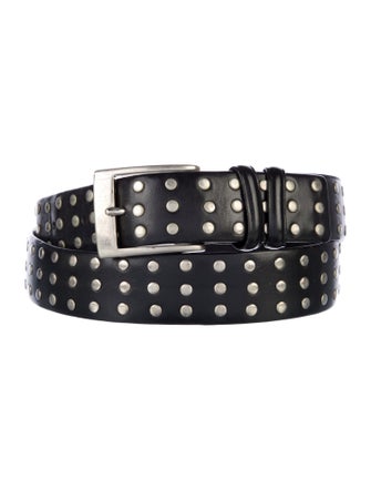 To Boot New York Leather Studded Accents Belt