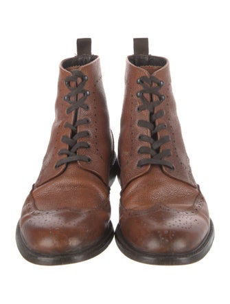 To Boot New York Leather Lace-Up Boots
